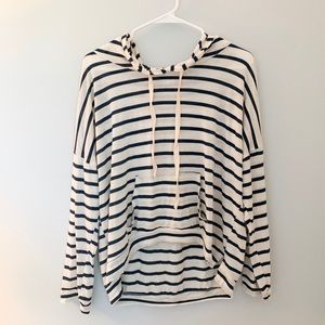 Light striped sweatshirt